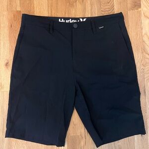Hurley Men's Classic Black Flat Front Shorts